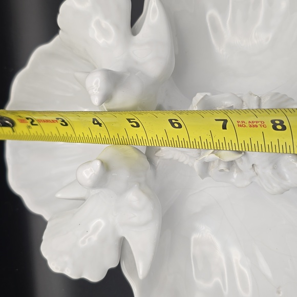 Jay‎ Wilfred porcelain dove & rose clam shell dish - Picture 8 of 8